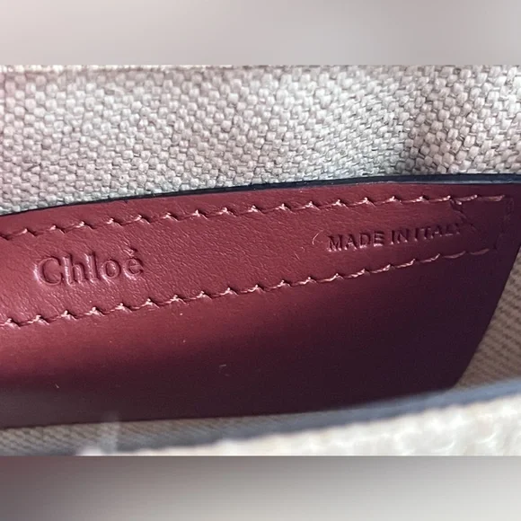 Chloé Marcie Linen & Leather Crossbody Bag - Picture 15 of 17